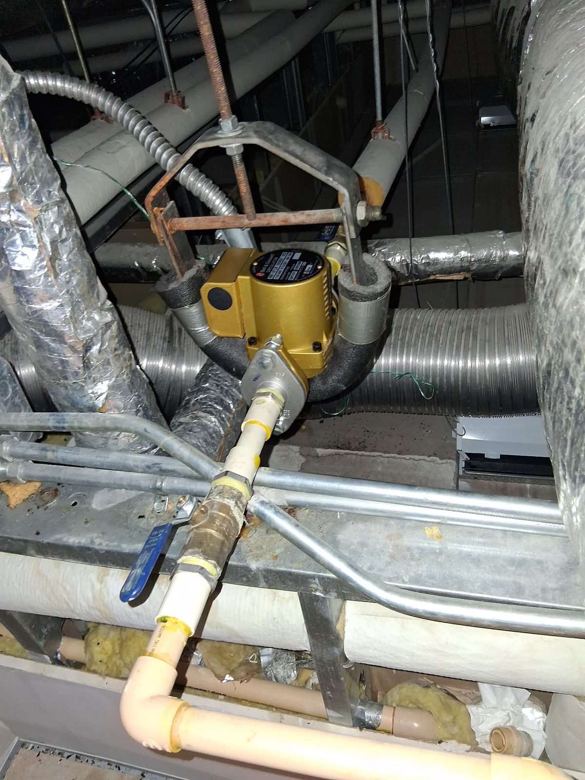 Circulator pump and piping installation by Trade Pro Services